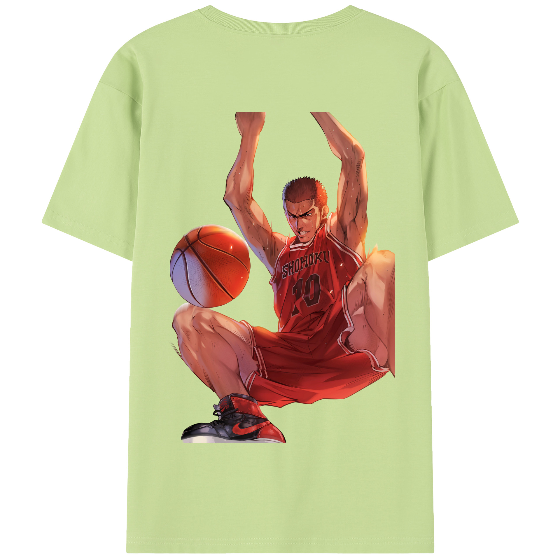 SLAM DUNK／スラムダンク 綿100％半袖Tシャツ（背面プリント）